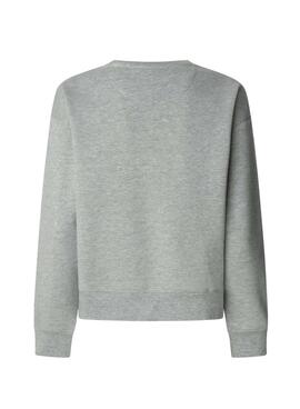 Sweatshirt Pepe Jeans Babi col rond gris pour femme