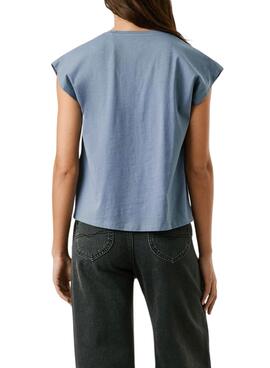T-shirt Pepe Jeans Bernice bleu pour femme