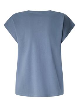 T-shirt Pepe Jeans Bernice bleu pour femme
