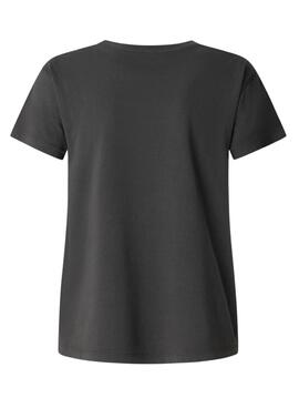 T-shirt Pepe Jeans Becky gris pour femme