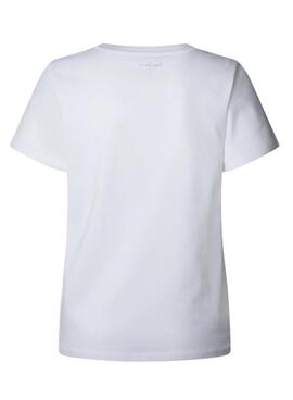 T-shirt Pepe Jeans Becky blanc pour femme