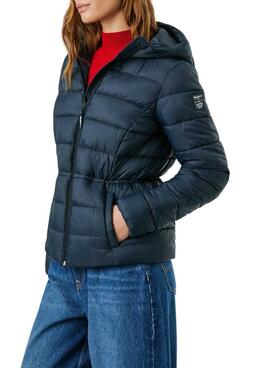 Doudoune Pepe Jeans Sally marine courte pour femme