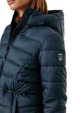 Doudoune Pepe Jeans Sally marine courte pour femme