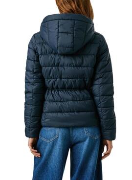 Doudoune Pepe Jeans Sally marine courte pour femme