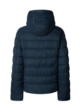 Doudoune Pepe Jeans Sally marine courte pour femme