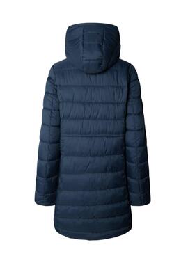 Doudoune Pepe Jeans Sally marine longue pour femme
