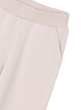 Survêtement Mayoral 2 pantalons noir et beige pour fille.