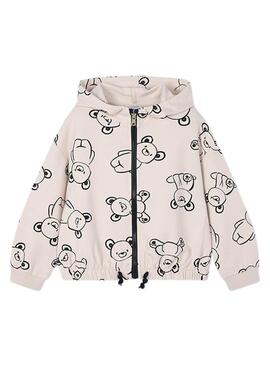 Survêtement Mayoral 2 pantalons noir et beige pour fille.