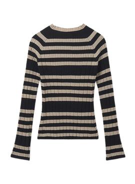 Maillot Mayoral demi-cygne tricot noir pour fille