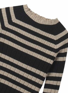 Maillot Mayoral demi-cygne tricot noir pour fille