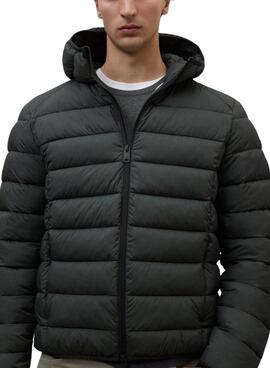 Veste matelassée Ecoalf Aspen vert foncé pour homme