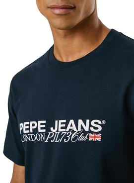 T-shirt Pepe Jeans Matthew marine pour homme