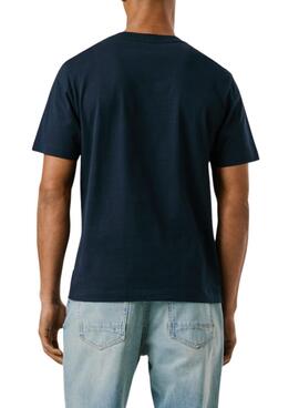 T-shirt Pepe Jeans Matthew marine pour homme