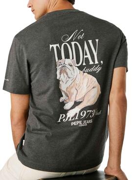 Maillot Pepe Jeans Terry gris pour homme