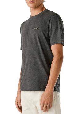 T-shirt Pepe Jeans Todd gris pour homme