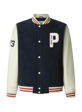 Veste bomber Pepe Jeans Jee Varsity pour homme