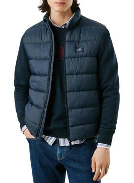 Gilet matelassé marine Pepe Jeans pour homme.