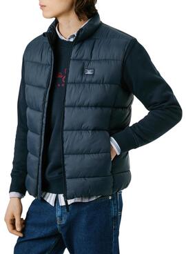 Gilet matelassé marine Pepe Jeans pour homme.