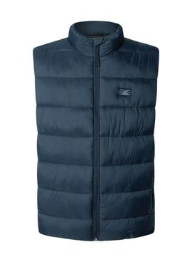 Gilet matelassé marine Pepe Jeans pour homme.