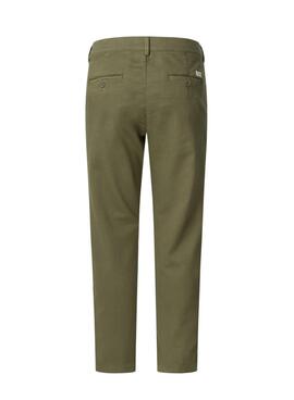 Pantalon Pepe Jeans Gymdigo Chino vert pour homme