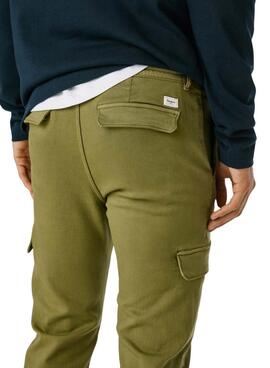Pantalon Pepe Jeans Gymdigo Cargo vert pour homme