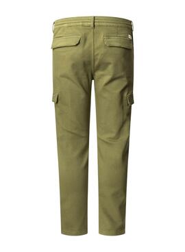 Pantalon Pepe Jeans Gymdigo Cargo vert pour homme