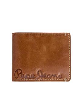 Portefeuille Pepe Jeans Keanu camel pour homme