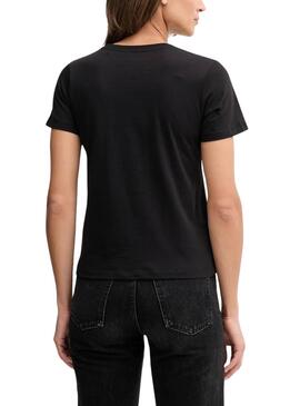 T-shirt Pepe Jeans Bernadette cloutée noir pour femme