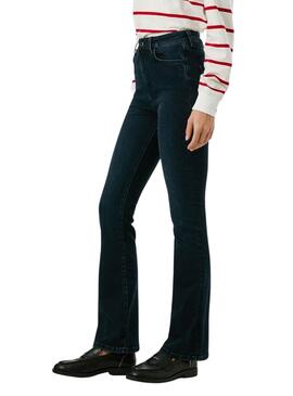 Jean Pepe Jeans Dion à pattes d'éléphant pour femme