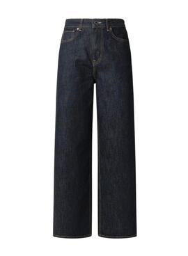Jean Pepe Jeans Lexa à jambe droite, lavage foncé pour femme