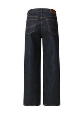 Jean Pepe Jeans Lexa à jambe droite, lavage foncé pour femme