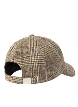 Casquette Pepe Jeans Fernand à carreaux pour femme.