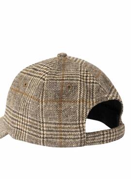 Casquette Pepe Jeans Fernand à carreaux pour femme.
