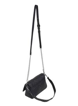 Sac Pepe Jeans Gemma matelassé noir avec clous pour femme
