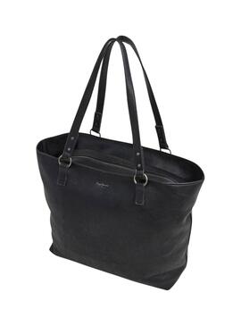 Sac Pepe Jeans Bellamie noir pour femme