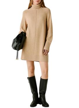 Robe Pepe Jeans Carola en tricot toasté pour femme