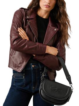 Sac Pepe Jeans Crisha noir pour femme