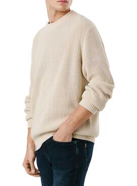 Maillot Pepe Jeans Parker beige pour homme