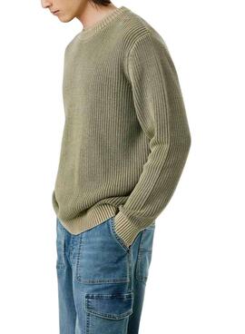 Maillot Pepe Jeans Parker vert pour homme