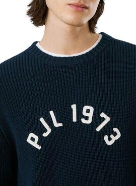 Maillot Pepe Jeans Powel marine pour homme