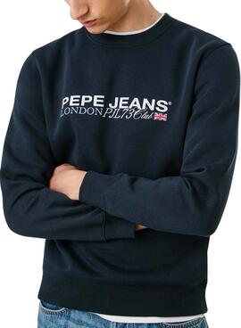 Sweatshirt Pepe Jeans Matthew col rond marine pour homme