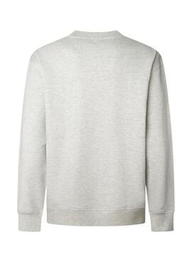 Sweatshirt Pepe Jeans Mercer gris pour homme.