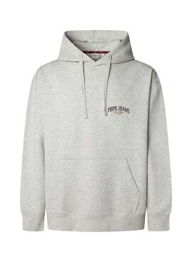 Sweat-shirt à capuche grise Pepe Jeans Mason pour homme
