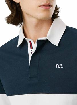 Polo Pepe Jeans Ralf Rugby bicolore pour homme