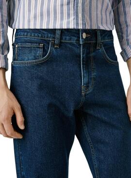 Pantalon en jean Pepe Jeans Cash recto azul pour homme