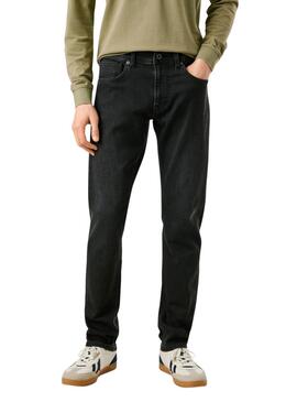 Jean slim noir pour homme de la marque Pepe Jeans Track.