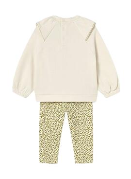 Ensemble Mayoral legging imprimé et sweatshirt bébé
