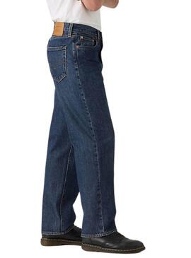 Jean Levi's 568 Loose Straight bleu pour homme