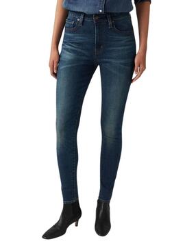 Jean Levi's 721 Skinny High Rise Miles bleu pour femme