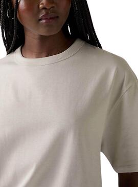 T-shirt Levi's Tabor gris pour femme